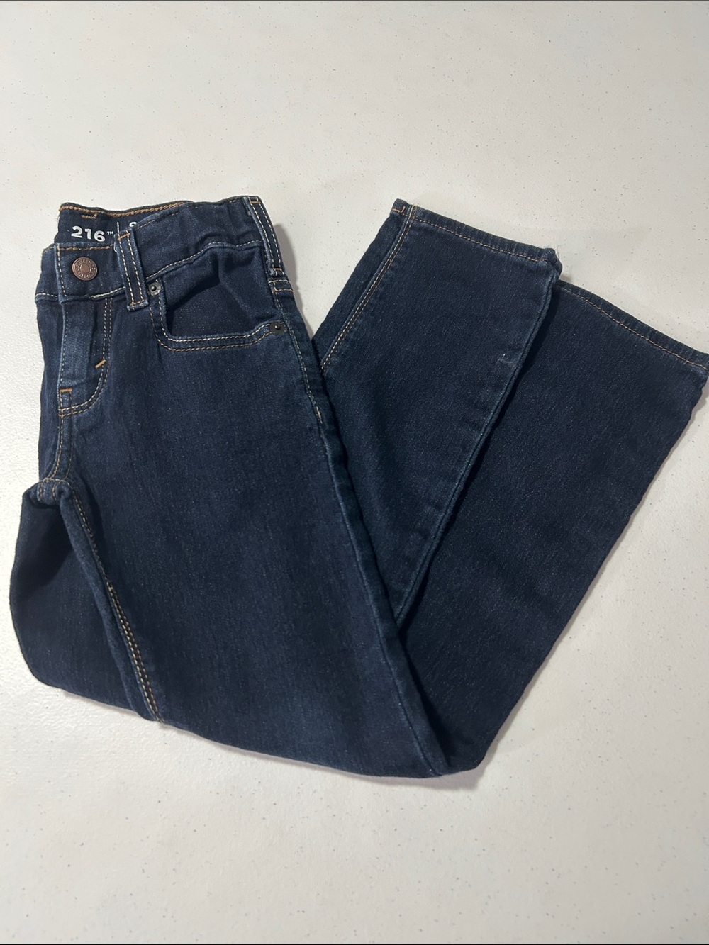 Denizen By Levi’s 216 Boy’s Skinny Dark Denim Jeans Size 7